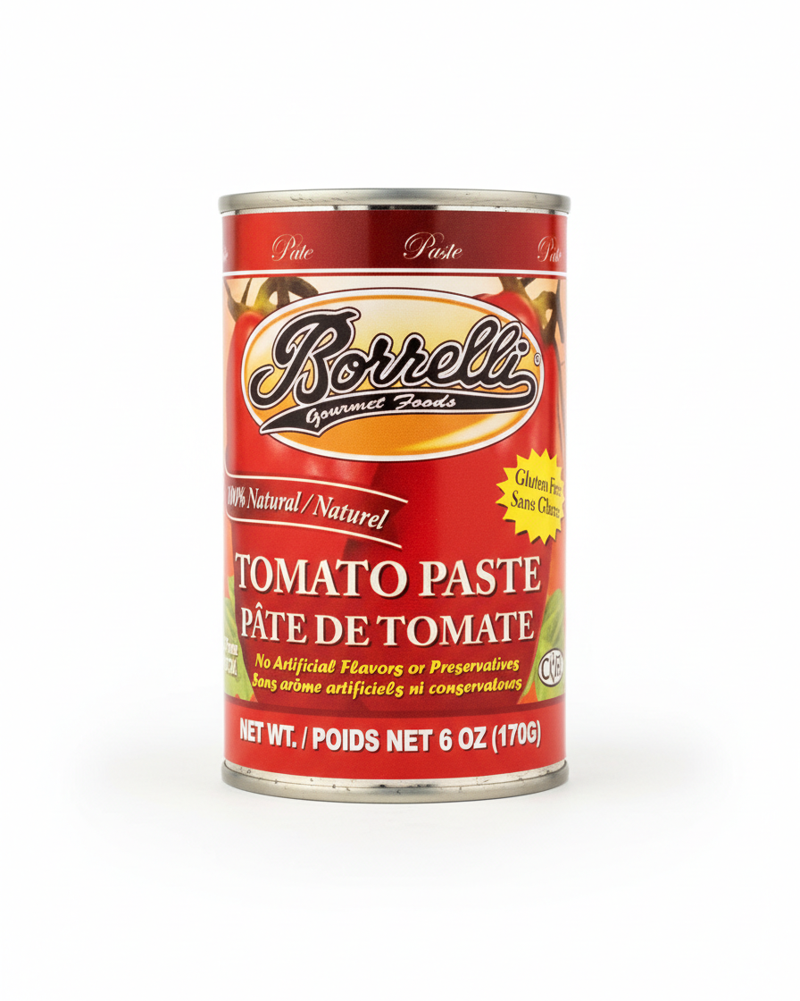 Tomato Paste, 6oz (170g) – Borrelli Gourmet Foods
