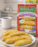 Load image into Gallery viewer, Belladoro Biscotti - Almond dipped in yellow lemon chocolate, 6.35oz (180g)
