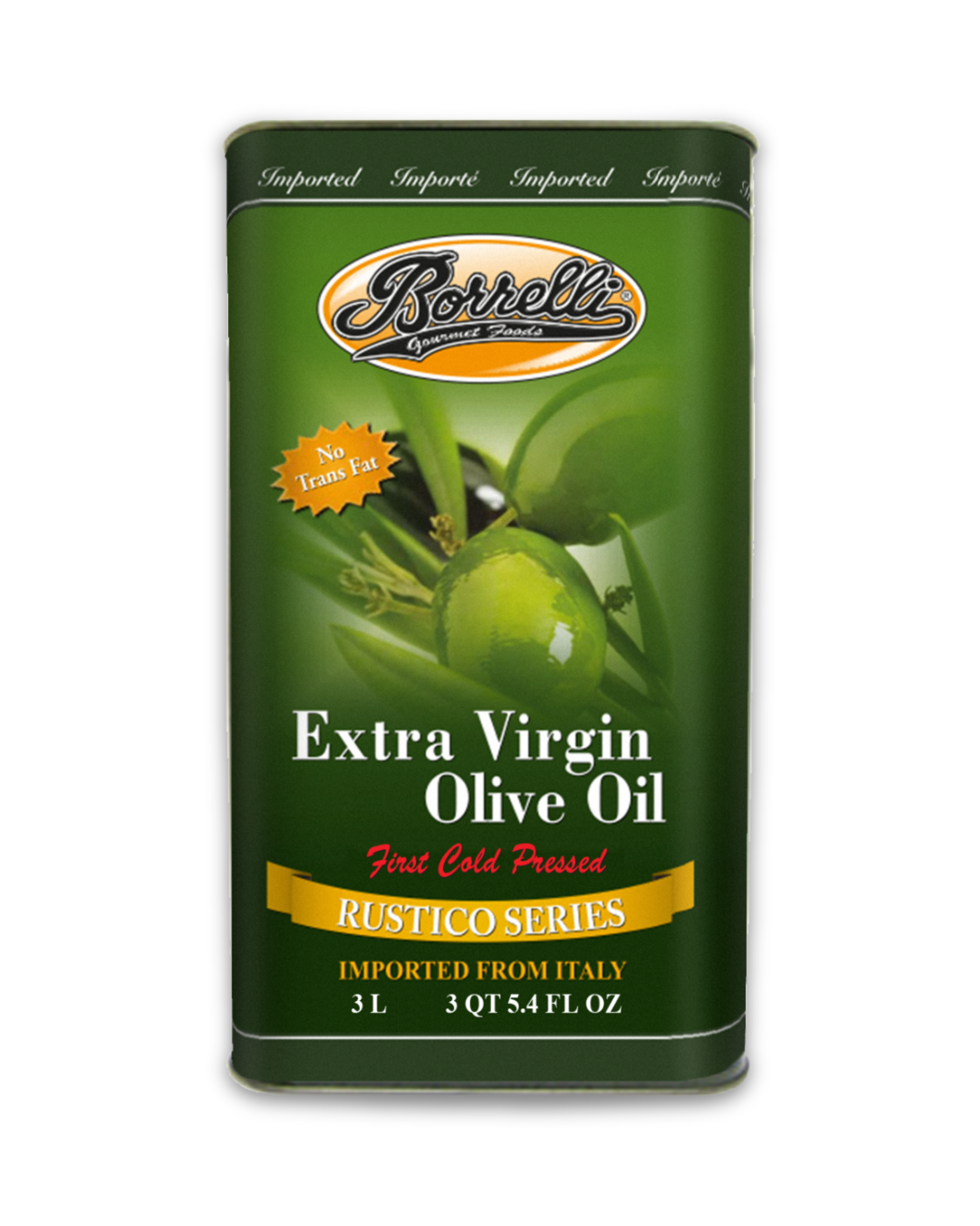 Rustico Extra Virgin Olive Oil, 3L – Borrelli Gourmet Foods