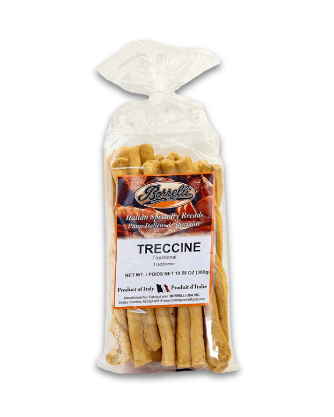 Italian Bread Sticks (Treccine) - Traditional, 300g