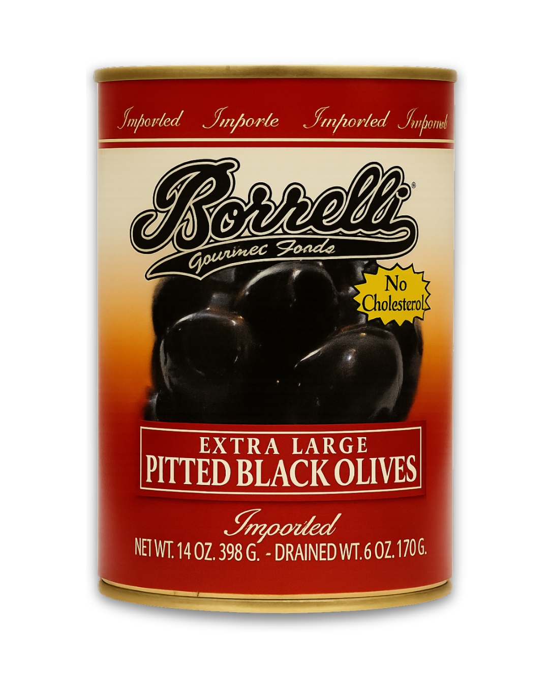 Pitted Black Olives (Extra Large), 14oz (398g) – Borrelli Gourmet