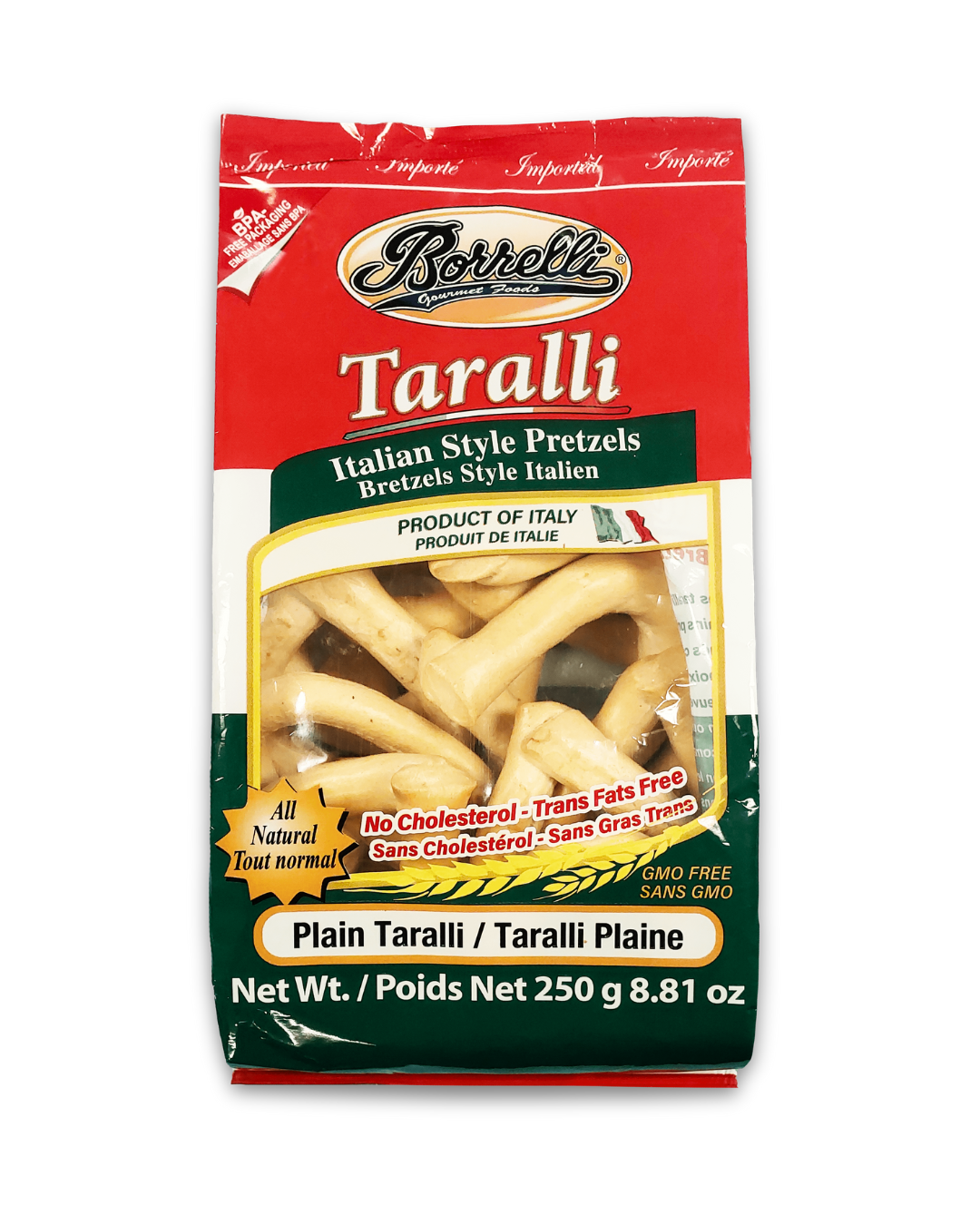 Italian Style Pretzels (Taralli) - Plain 250g
