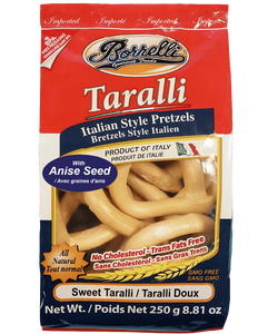 Italian Style Pretzels (Taralli) - Sweet with Anise Seed 250g