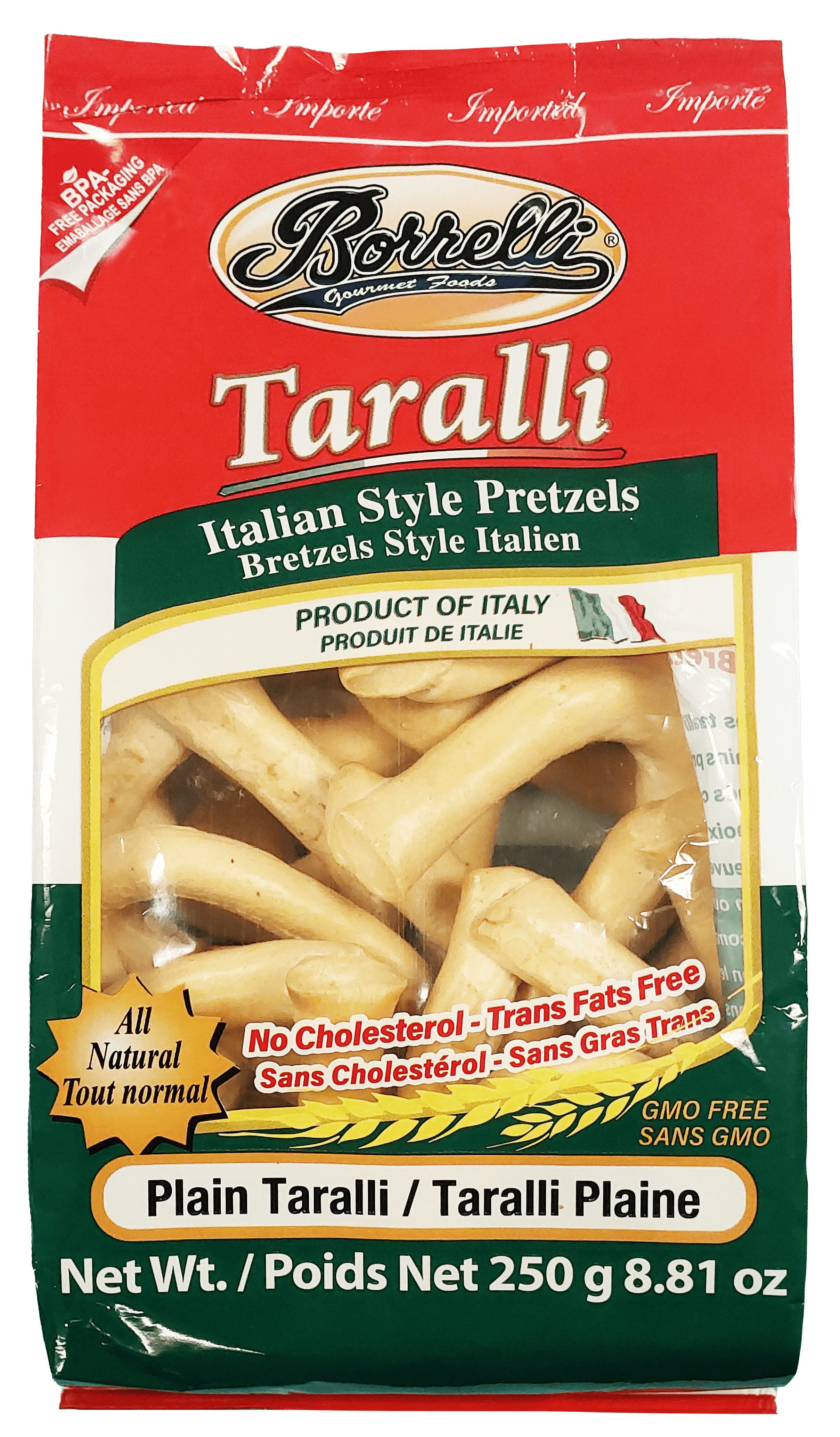Italian Style Pretzels (Taralli) - Plain 250g