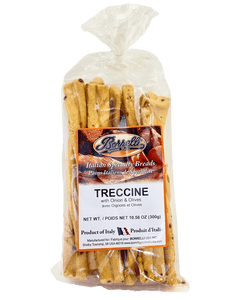 Italian Bread Sticks (Treccine) - Onions & Olives, 300g