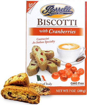 Biscotti with Cranberries, 7oz (200g)