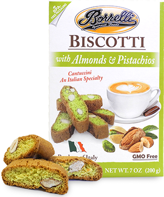 Biscotti with Almonds & Pistachios, 7oz (200g)