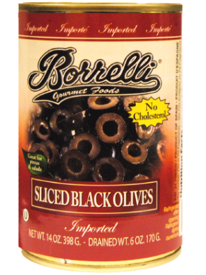 Sliced Black Olives, 14oz (398g)