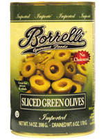 Load image into Gallery viewer, Sliced Green Olives, 6oz (170g)
